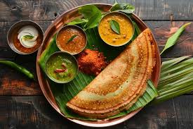 Masala Dosa with Chutney